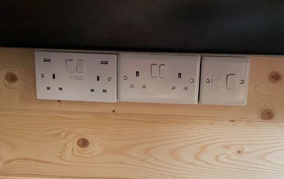 Summer House Mains Supply, Sockets & Lighting In Loughton