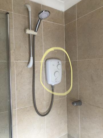 electric sparks shower