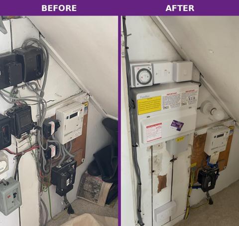 EICR and fuseboard upgrade in Loughton