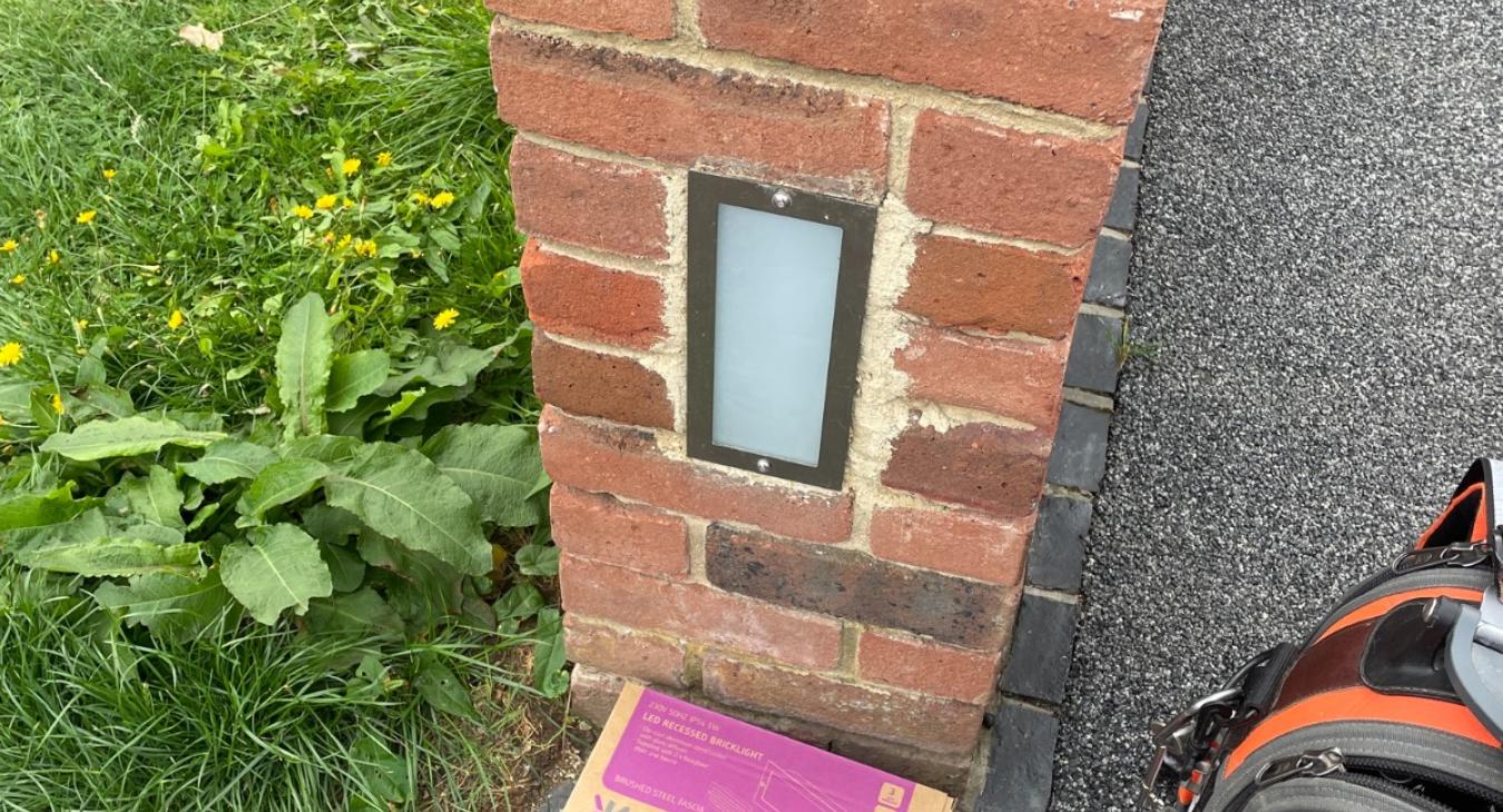 Brick Light Replacement or Repair in Loughton, Essex